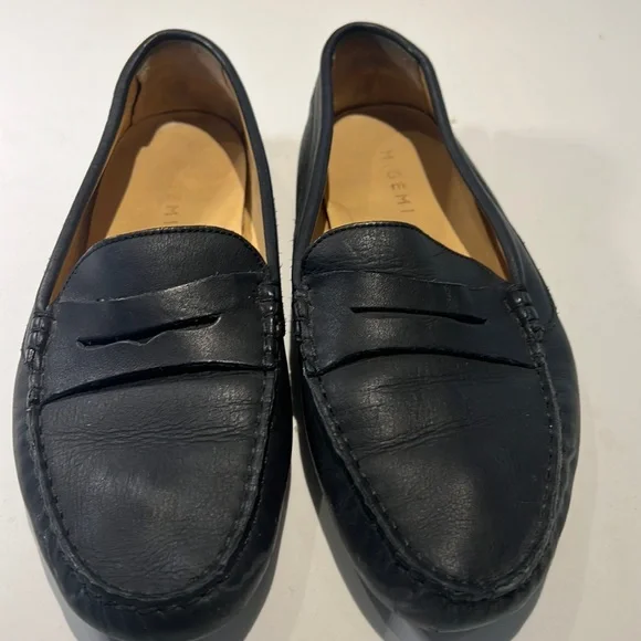 M. Gemi Loafers Black Snakeskin Leather Driver Shoes Mens M. Gemi | Shoes | M Gemi Mens Driving Shoe Never Worn In  main image 2